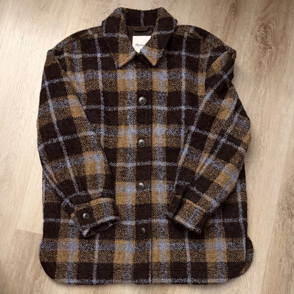 Madewell Plaid Shirt Jacket